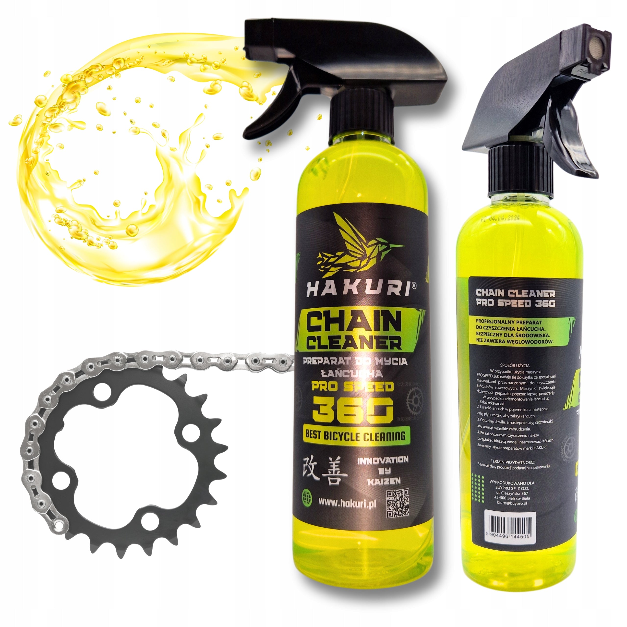 CLEANING LIQUID Chain DEGREASER DISHWASHER HAKURI Cleans Dirt Removes