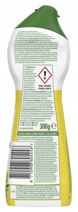 CLEANING MILK LEMON CREAM CIF YELLOW 300 G Manufacturer code MLECZKO LEMON CREAM CIF ŻÓŁTE 300 G