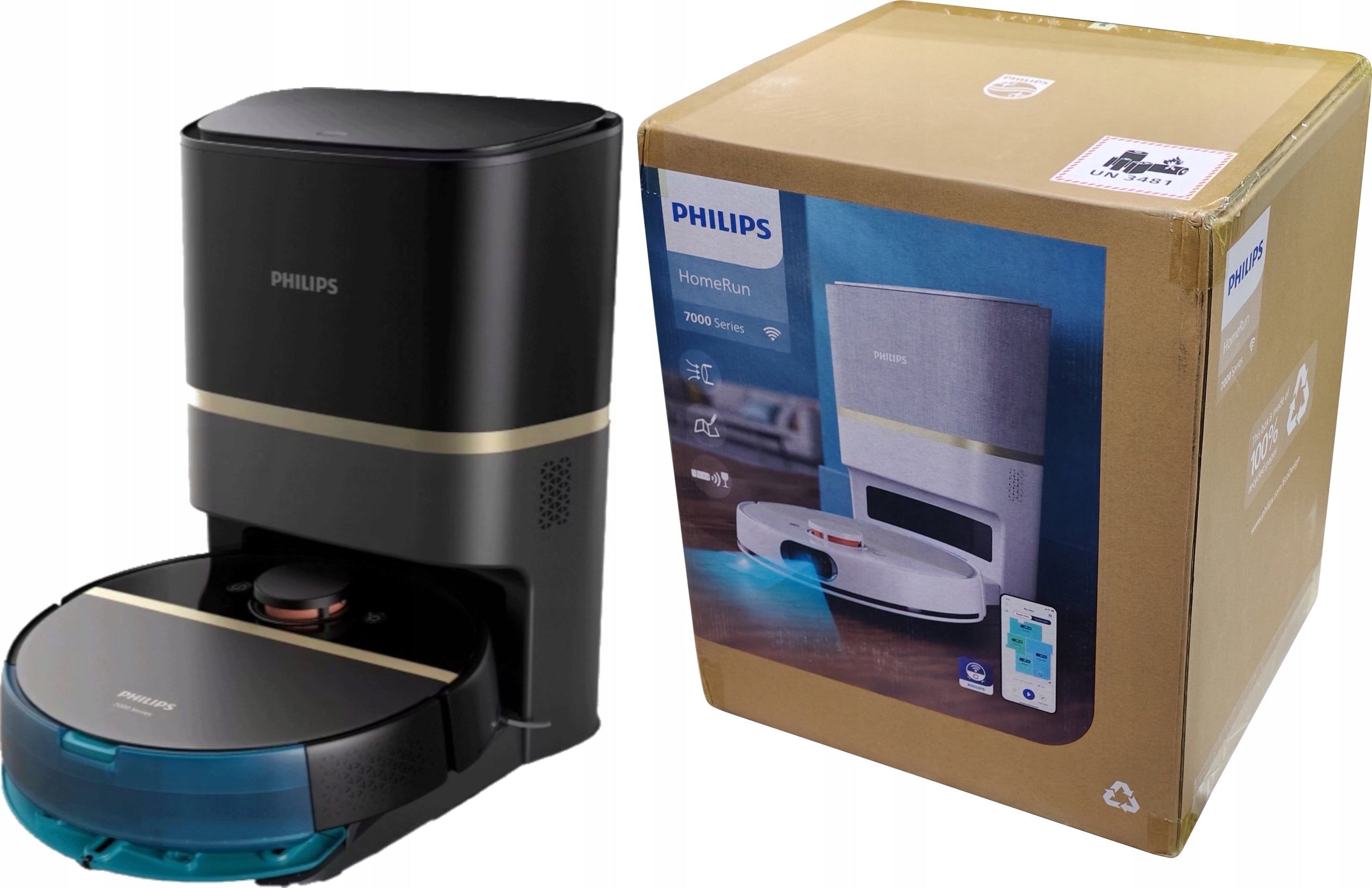 CLEANING ROBOT PHILIPS HOMERUN 7000 SERIES XU7100/01 BLACK