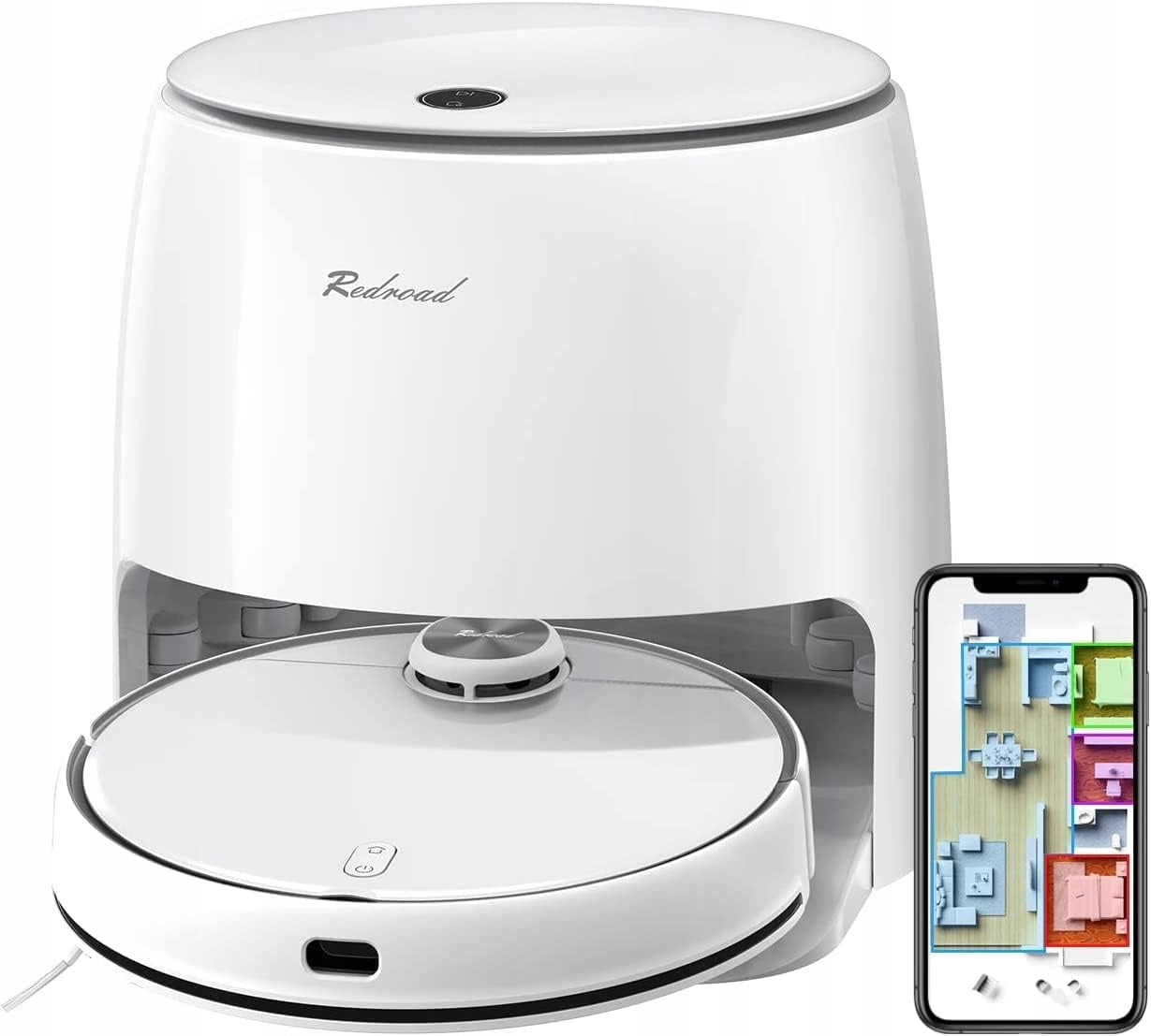 CLEANING ROBOT REDROAD G10 MOPPING VACUUM CLEANER WITH STATION 5200 MAH 2800 PA