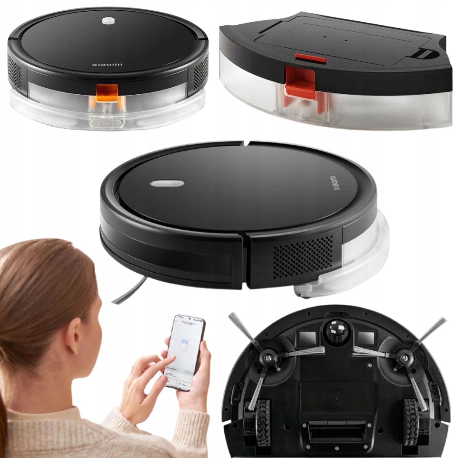 CLEANING ROBOT XIAOMI ROBOT VACUUM E5 BLACK ROBOT VACUUM CLEANER