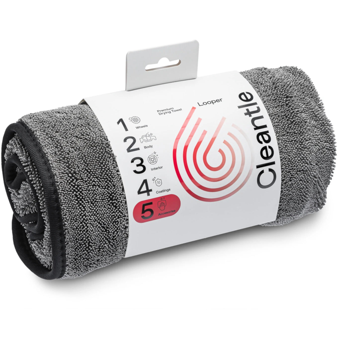 CLEANTLE _ ABSORBENT TOWEL FOR DRYING CAR TWISTED PILE LOOPER 600GSM