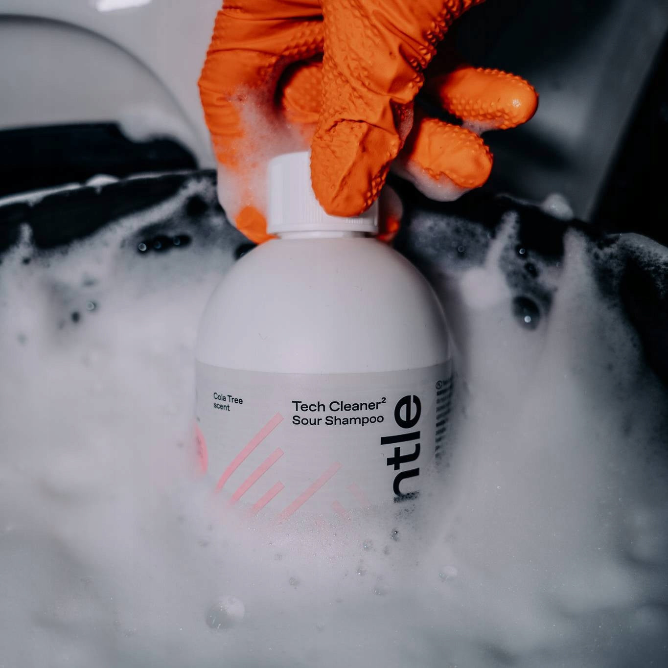 CLEANTLE _ TECH CLEANER? _ ACID SHAMPOO WITHOUT DANGEROUS ACIDS 0,5L Packaging status original