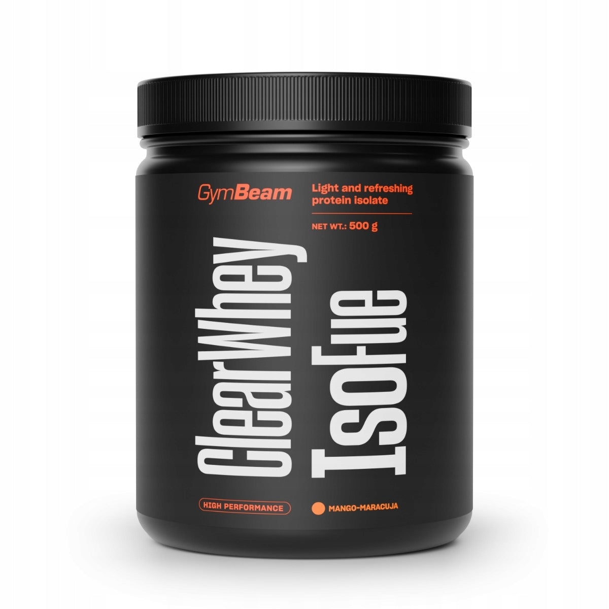CLEAR WHEY ISOFUE PROTEIN ISOLATE PASSION FRUIT MANGO 500 g GymBeam