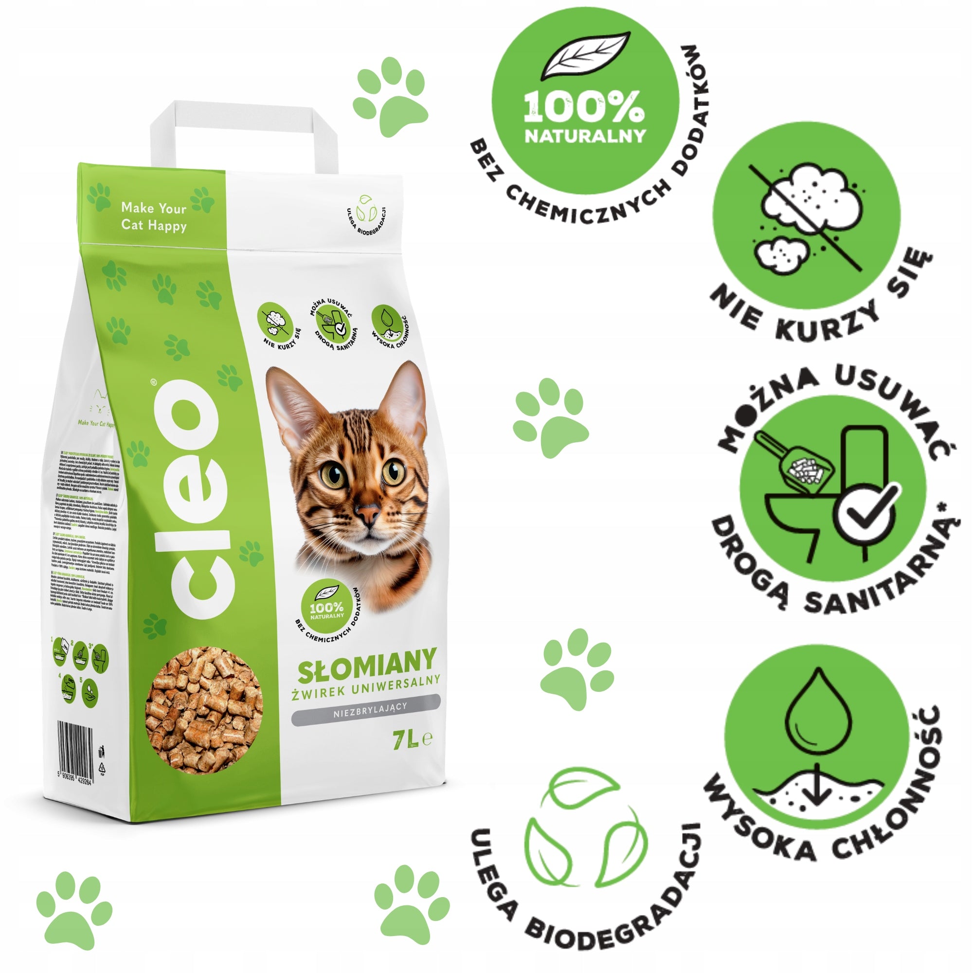 CLEO - 7L straw litter Brand Cleo