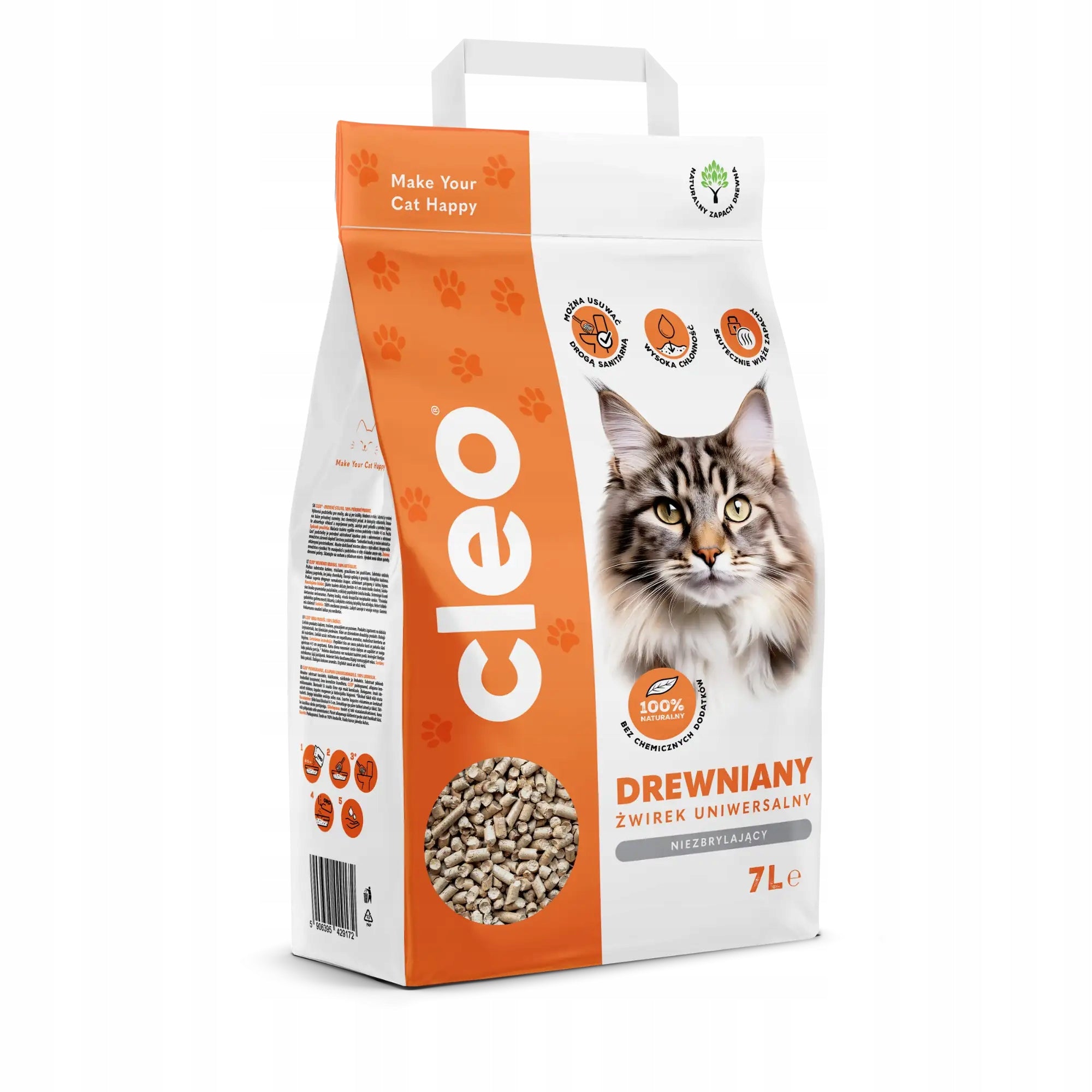 CLEO - Wooden Litter 7L