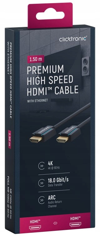 Clicktronic, HDMI, 1.5 m