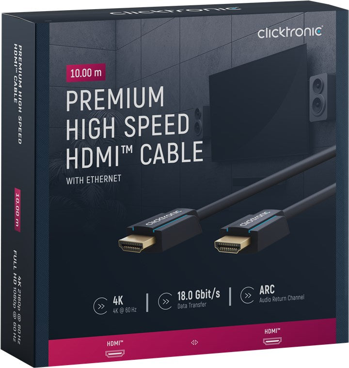 Clicktronic, HDMI, 10 m