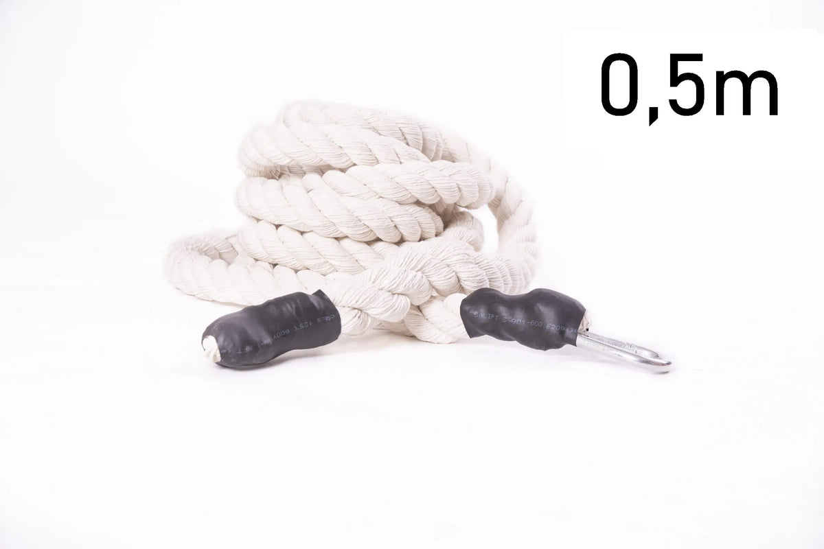 CLIMBING ROPE FOR CLIMBING TRAINING CROSSFIT 0,5M COTTON