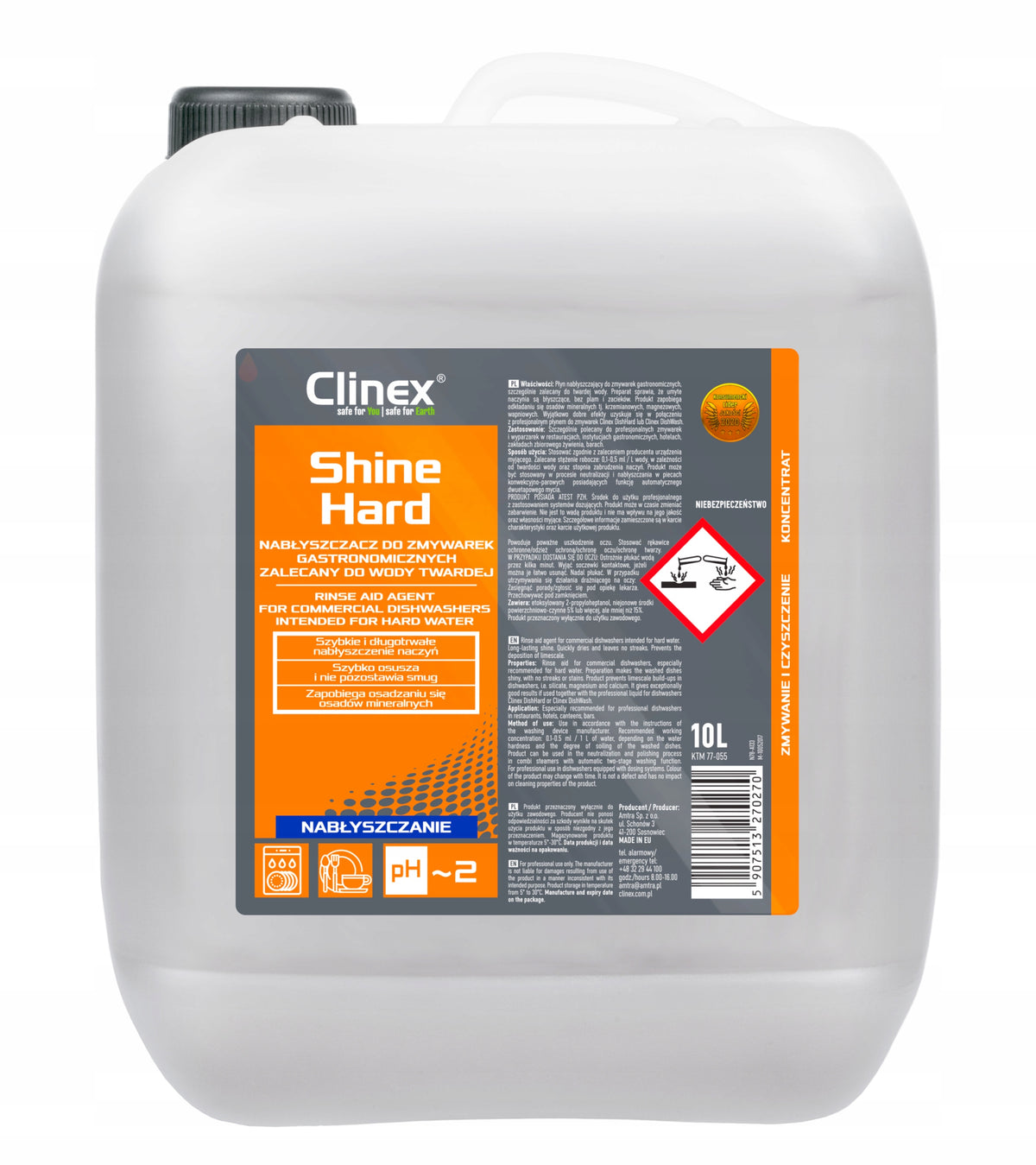 CLINEX DiShine Premium Dishwasher Polisher 10L