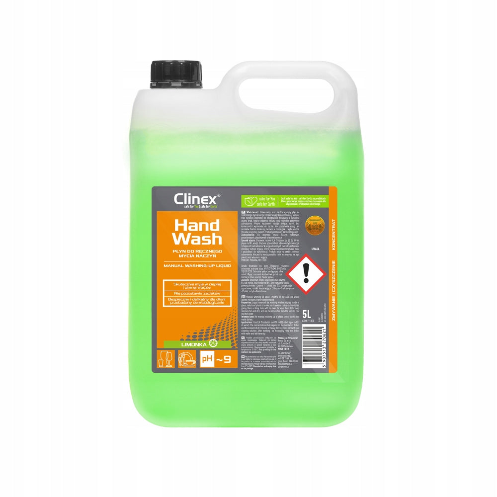 CLINEX HANDWASH 5L. HAND DISHWASHING LIQUID