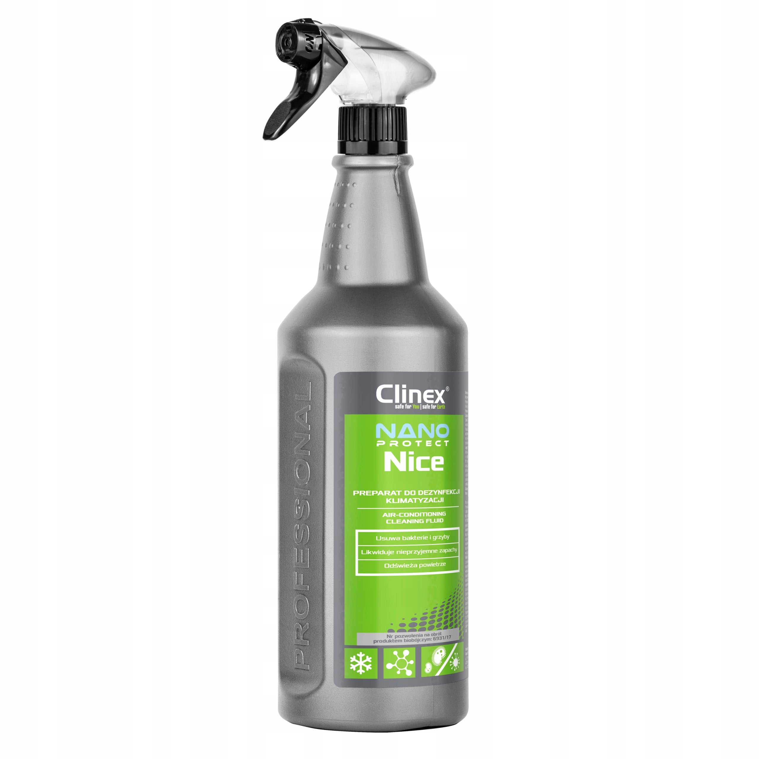CLINEX NANO NICE 1L FOR AIR CONDITIONING DISINFECTION