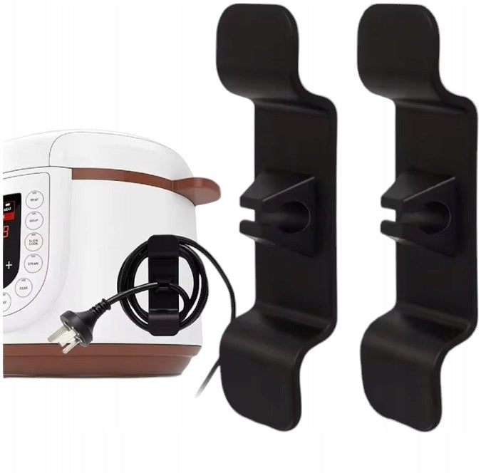 CLIP CABLE HOLDER CORD ORGANIZER FOR KITCHEN APPLIANCE CABLES x 2