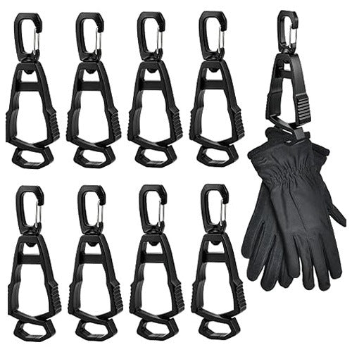 CLIP GLOVE HOLDER FOR BELT CARABINER GRABBER ROTATING 8 PCS.