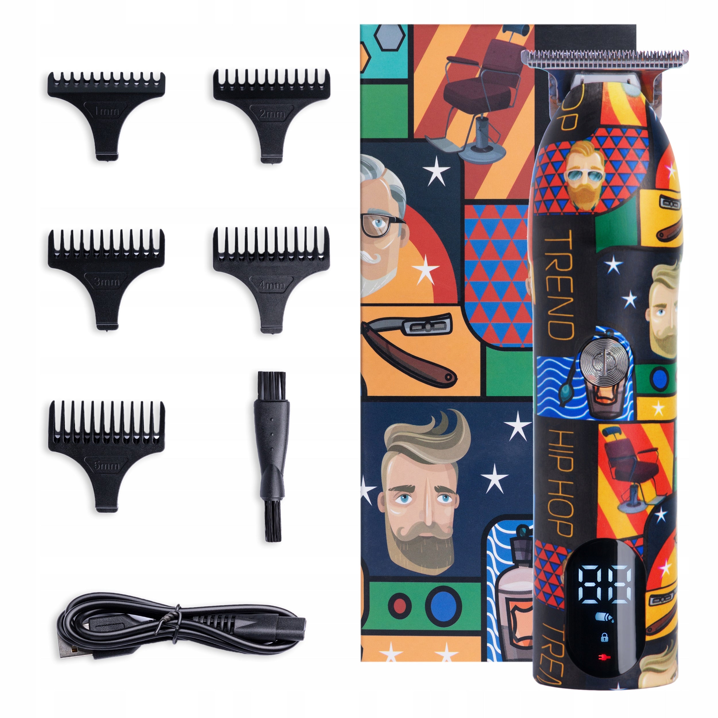 CLIPPER FOR HAIR, BEARD, BODY TRIMMER AND SHAVER