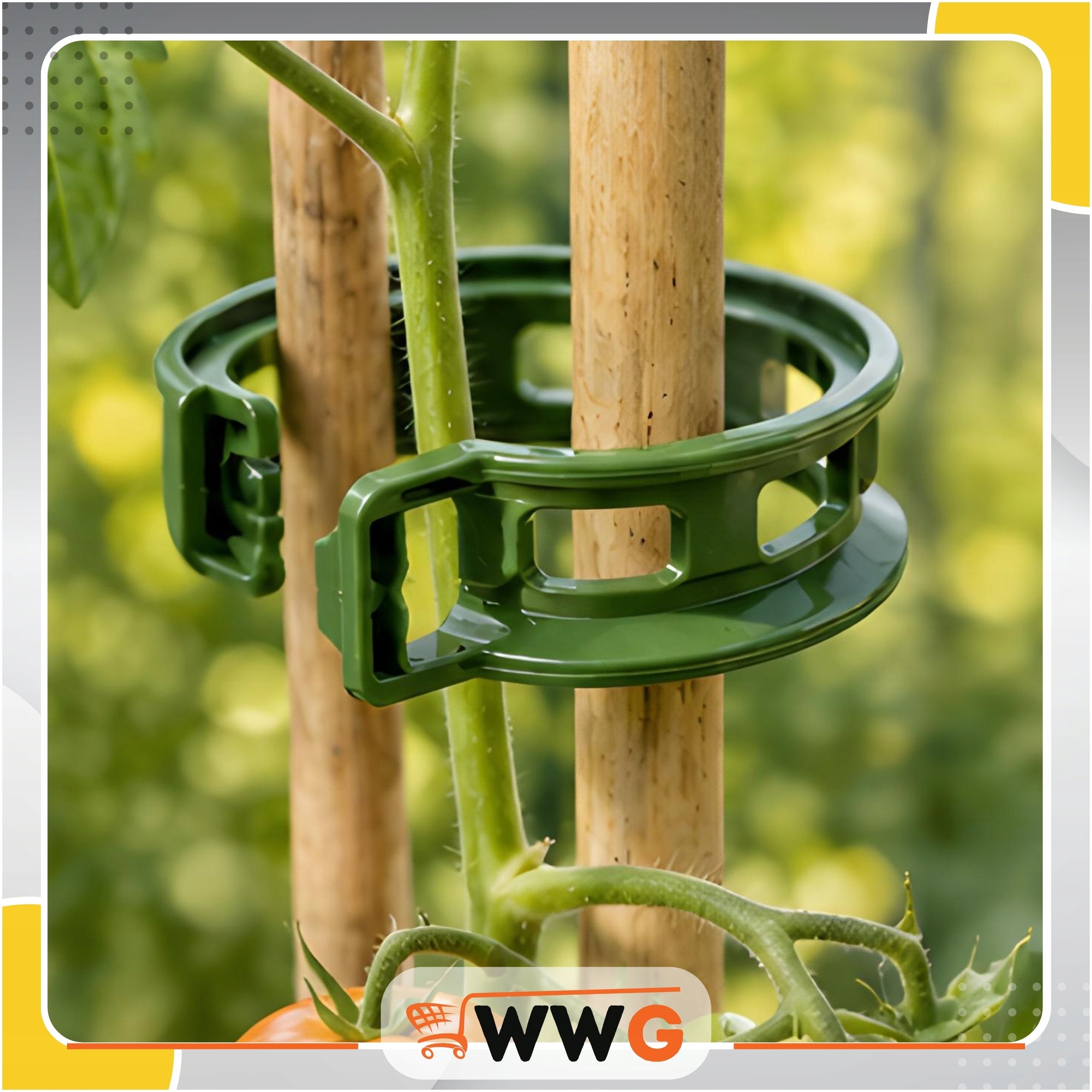 CLIPS CLASPS FOR FIXING PLANT TOMATOES SET OF 100 PCS FOR SHOOT STEMS Product height 3 cm