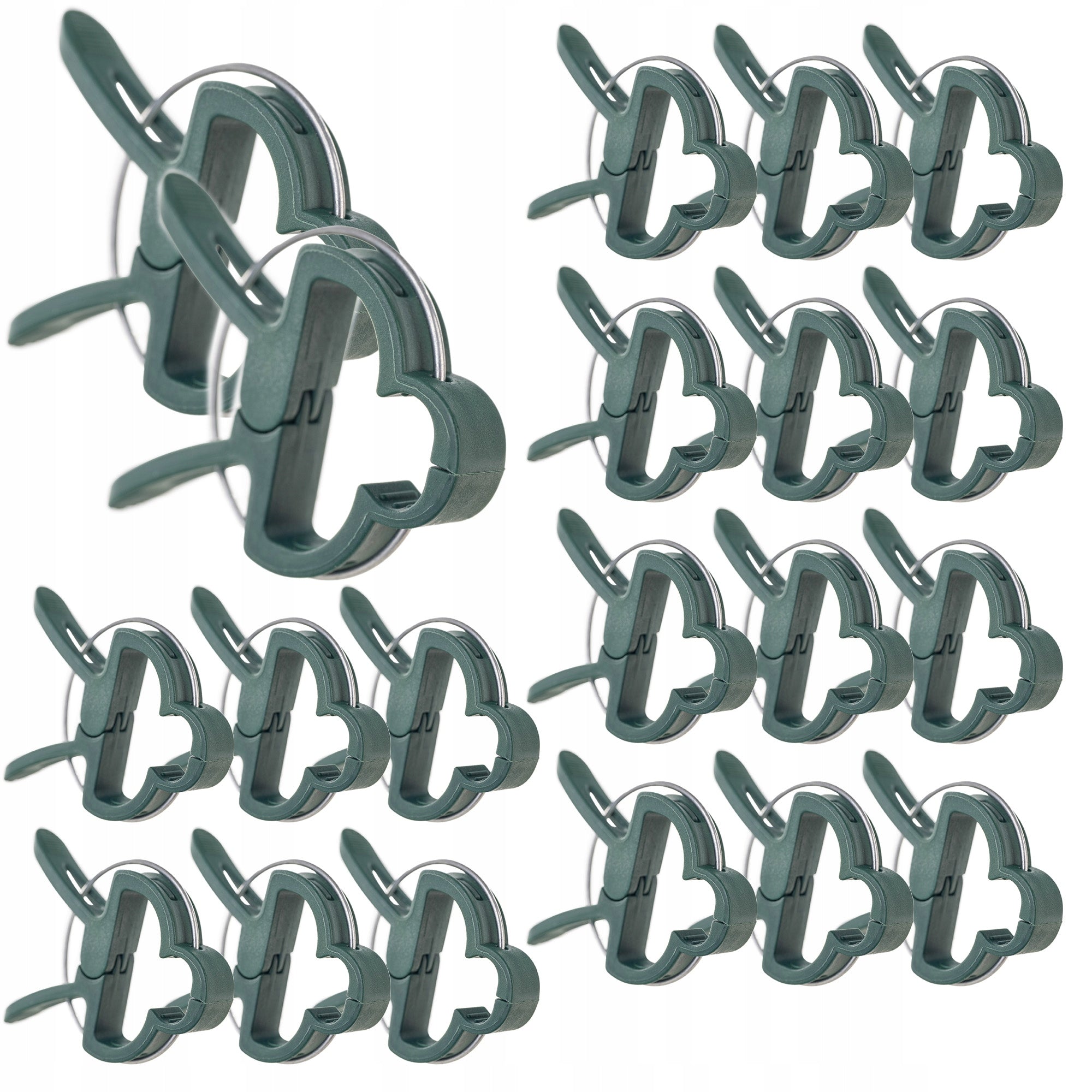 CLIPS CLASPS FOR TOMATO PLANTS SHOOTS BEAN STEMS CUFFLINKS SET OF 20
