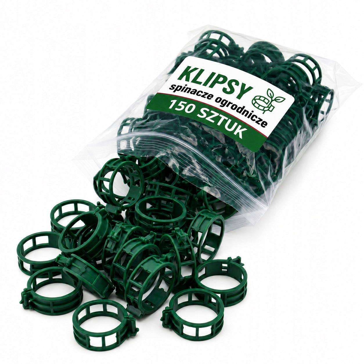 CLIPS CLASPS GARDEN HANDLES TOMATO CLIPS STEMS 150 pieces Packaging status original