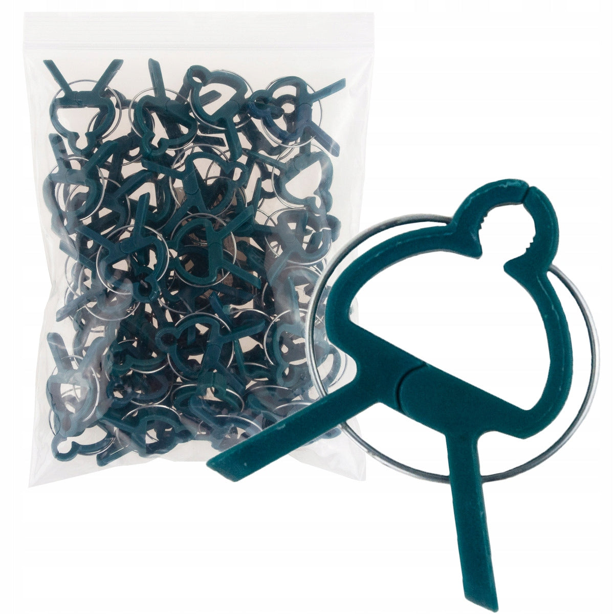 CLIPS FOR FIXING SHOOT STEM PLANTS GARDEN PAPER CLIPS 50PCS/KPL
