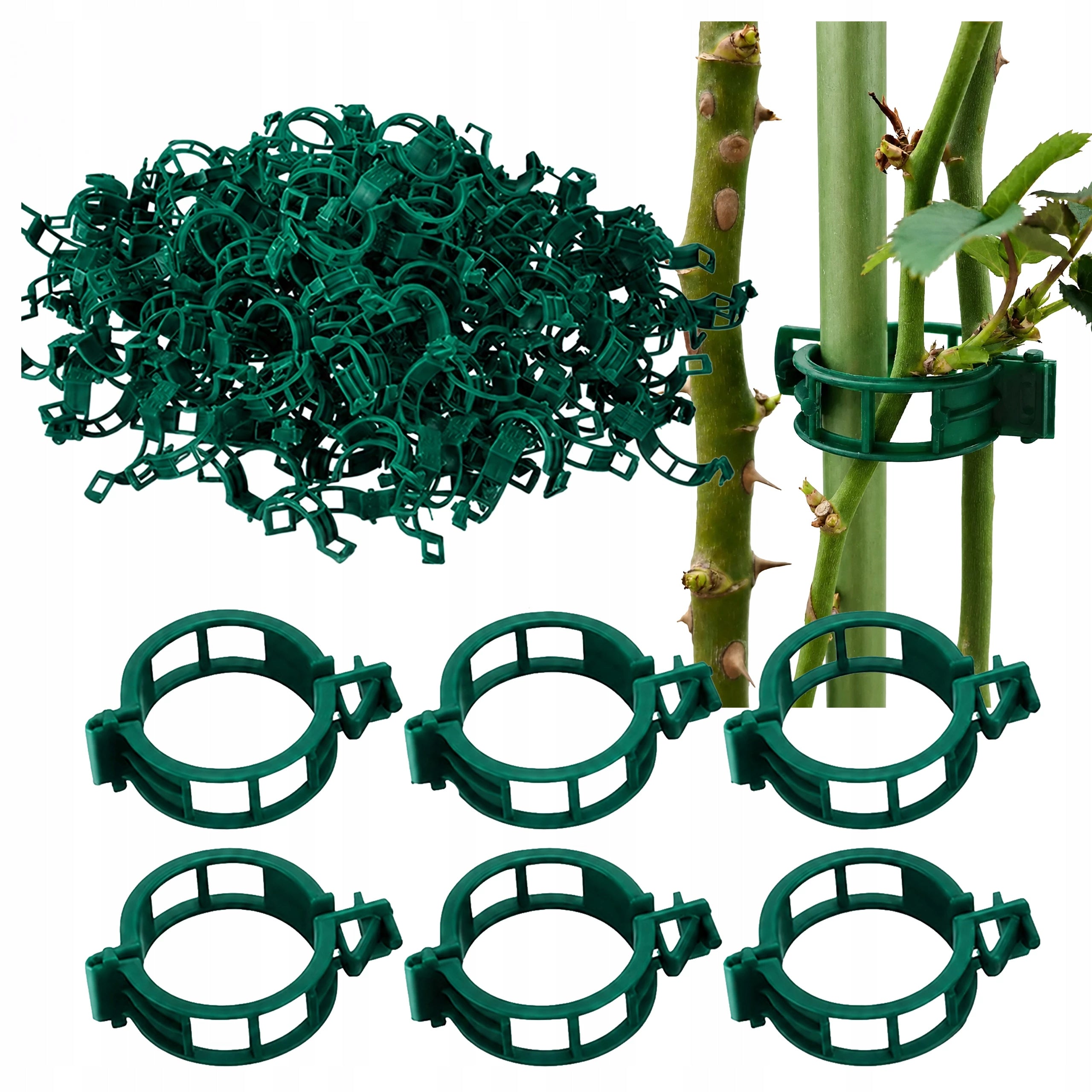 CLIPS FOR TOMATOES CLASPS HOLDER CLIP FOR PLANT SHOOT BEAN STEMS Manufacturer code ZAPINKI DO KWIATÓW ŁODYG