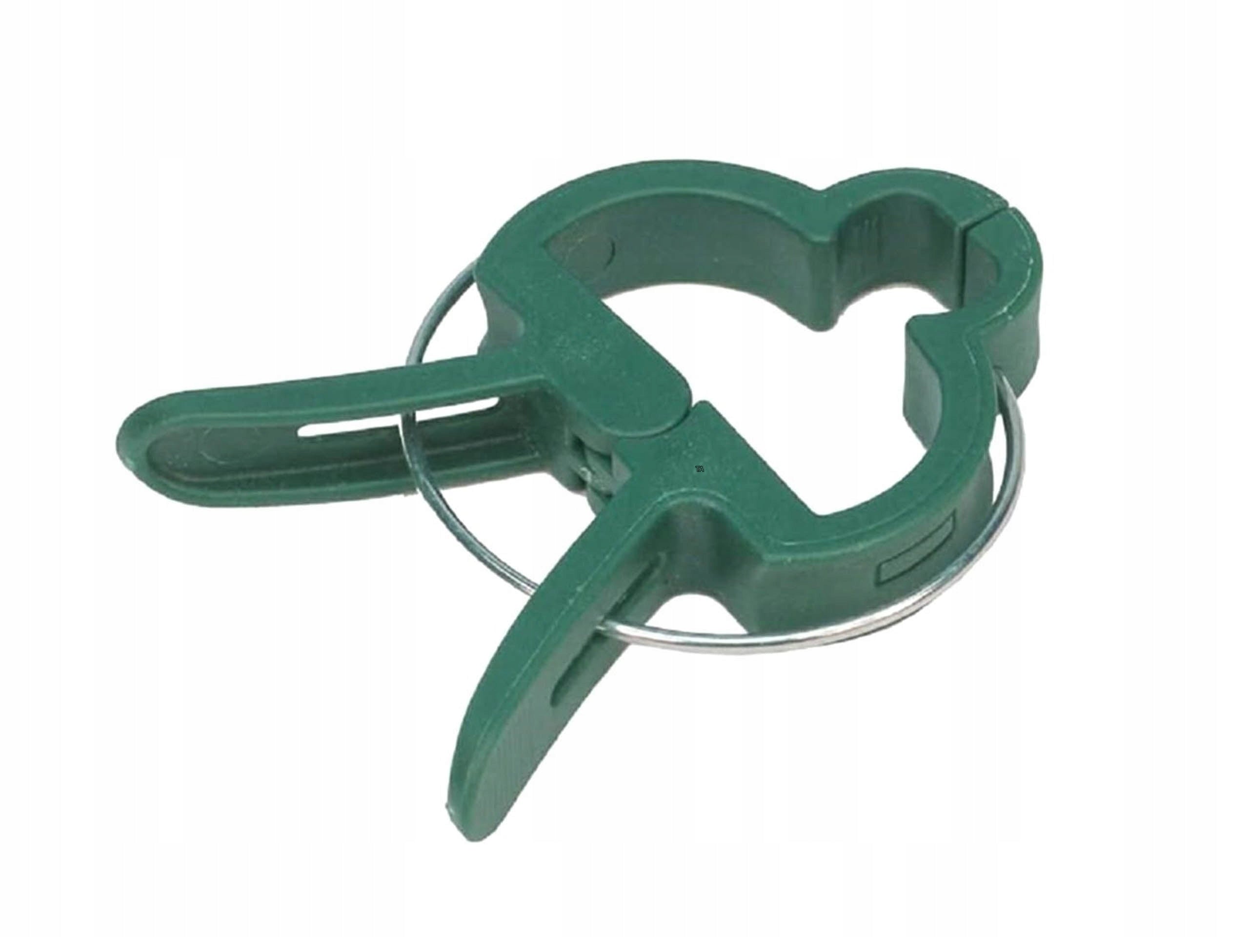 CLIPS HOOKS FOR FASTENING PLANTS CREEPERS LARGE x12 AG691H Color green