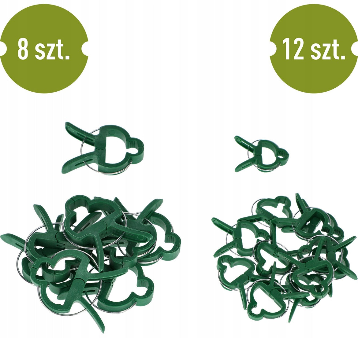 CLIPS PLANT CLIPS 8X LARGE 12X SMALL Number of pieces 20 pcs