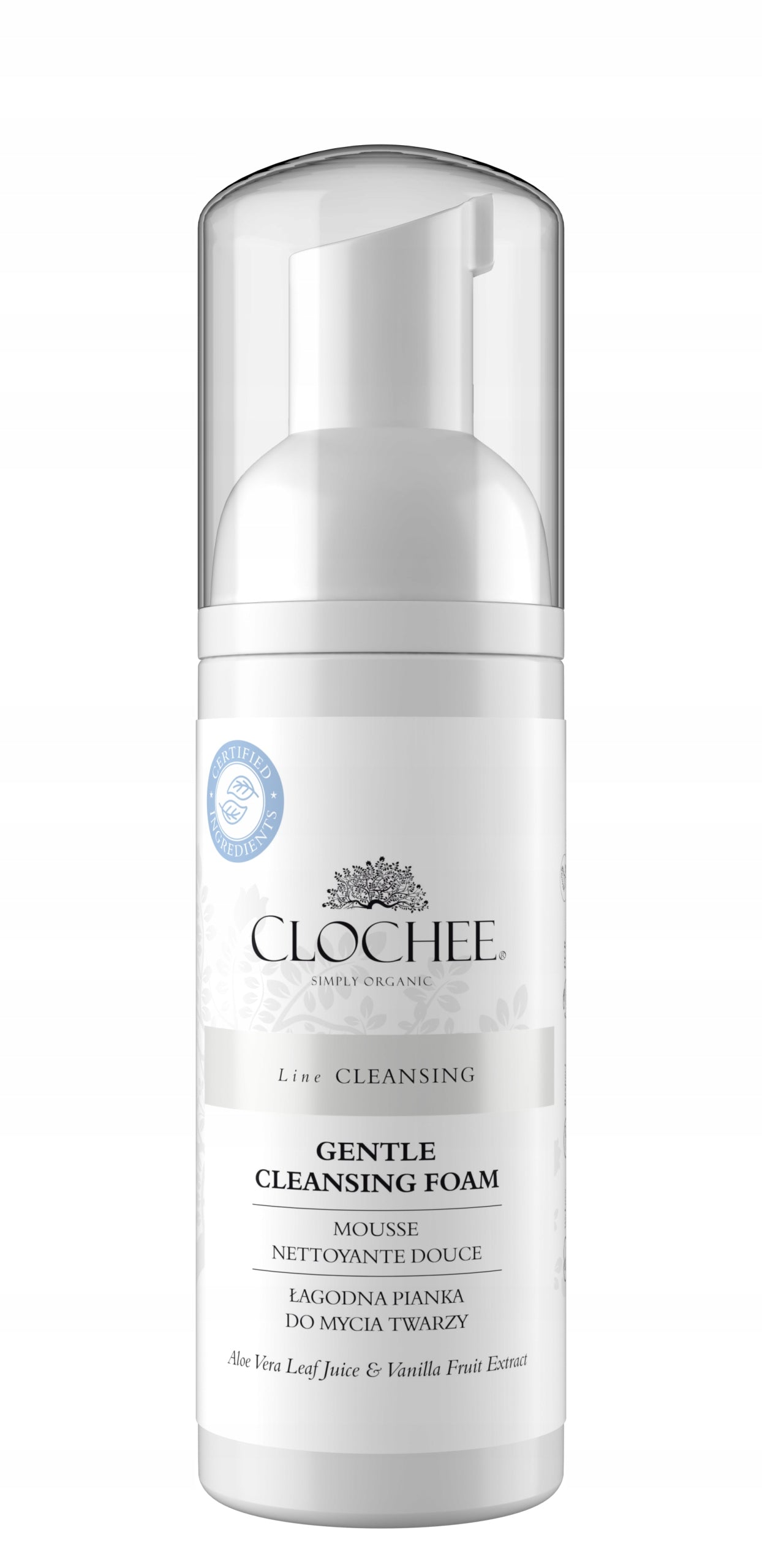 Sanfter Reinigungsschaum für das Gesicht Clochee, 150 ml 