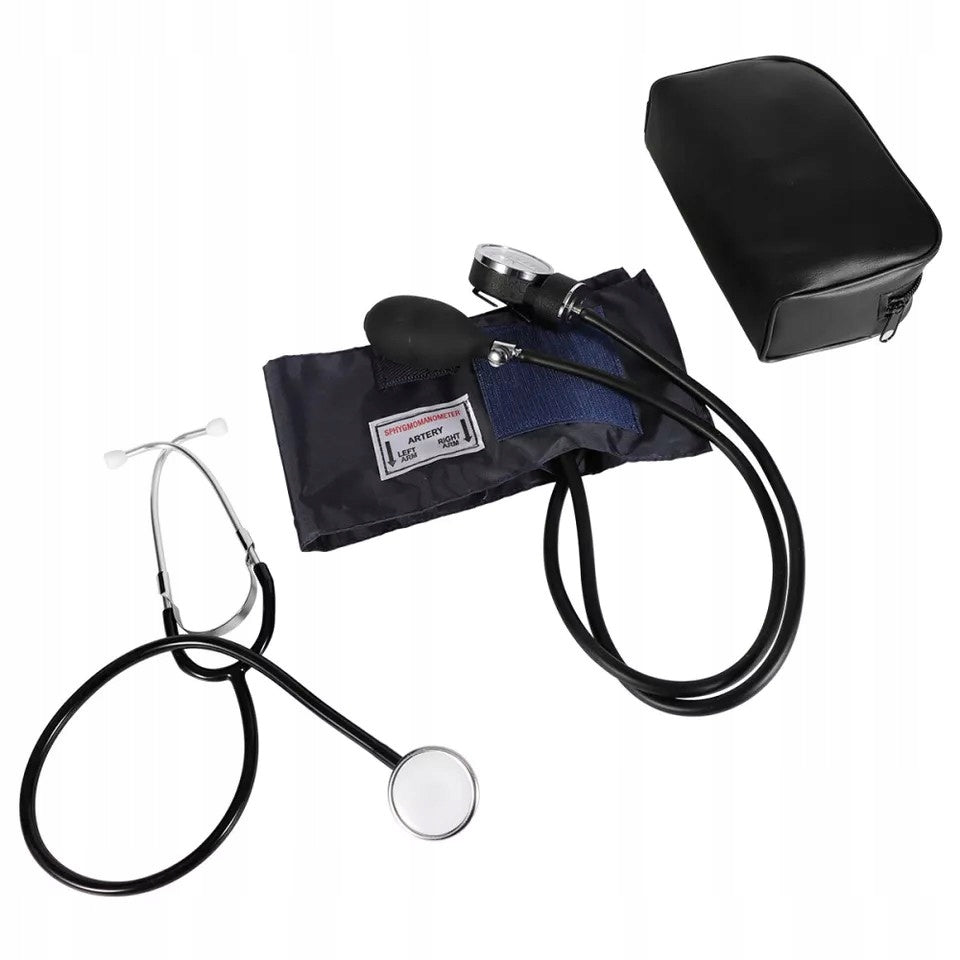 CLOCK BLOOD PRESSURE MONITOR WITH MECHANICAL MEDICAL STETHOSCOPE Brand no brand