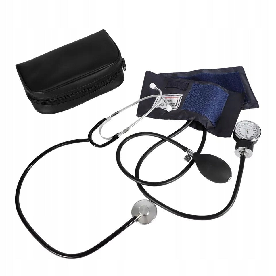 CLOCK BLOOD PRESSURE MONITOR WITH MECHANICAL MEDICAL STETHOSCOPE EAN (GTIN) 6940761374351