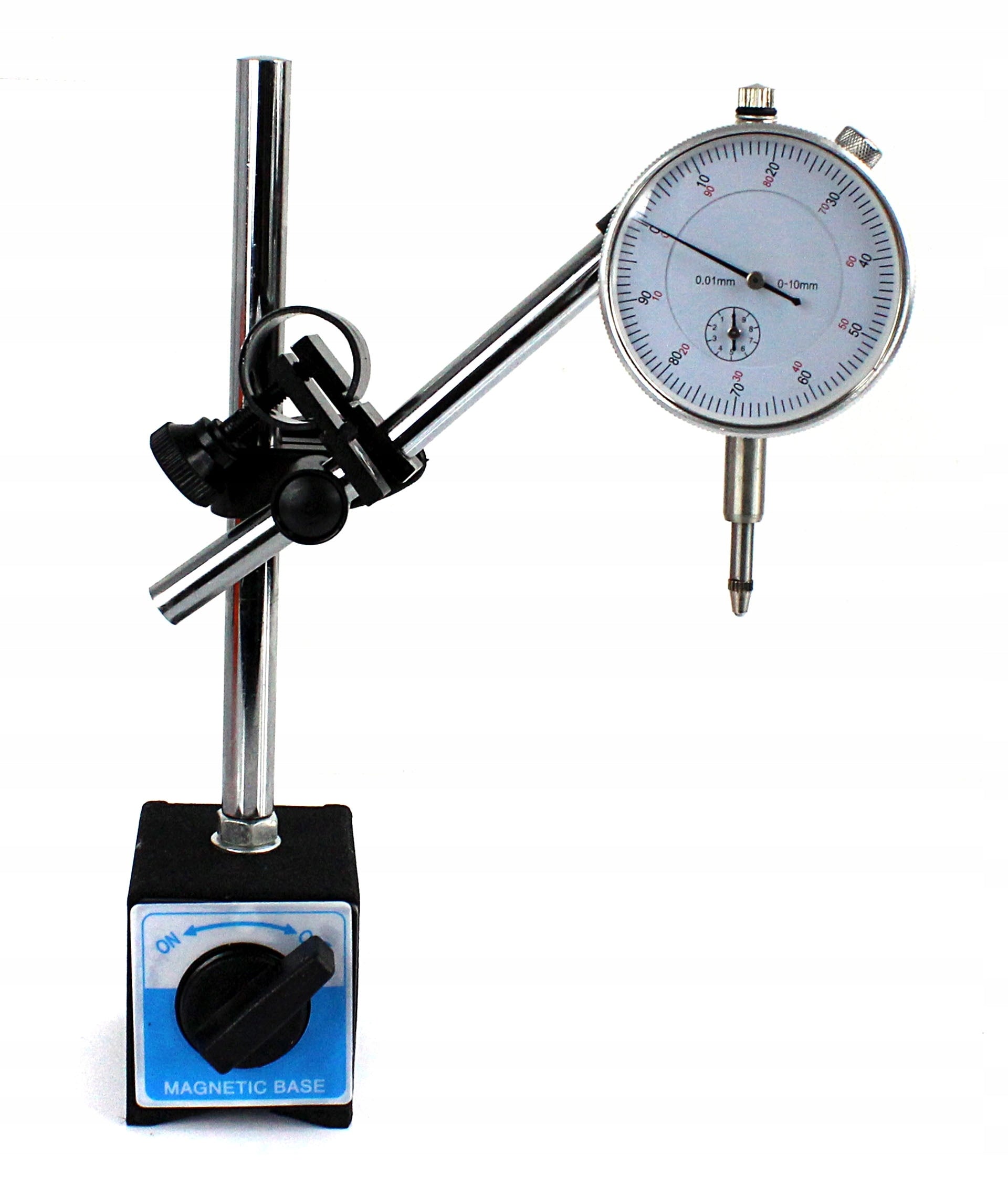 CLOCK SENSOR + TRIPOD FOR CHECKING THE BEATING OF DISCS IN THE CASE Packaging status original