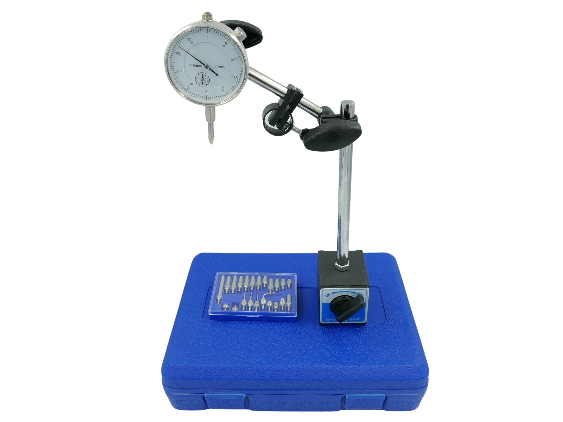 CLOCK SENSOR + TRIPOD FOR CHECKING THE BEATING OF DISCS WITH TIPS IN THE CASE Manufacturer code E01764