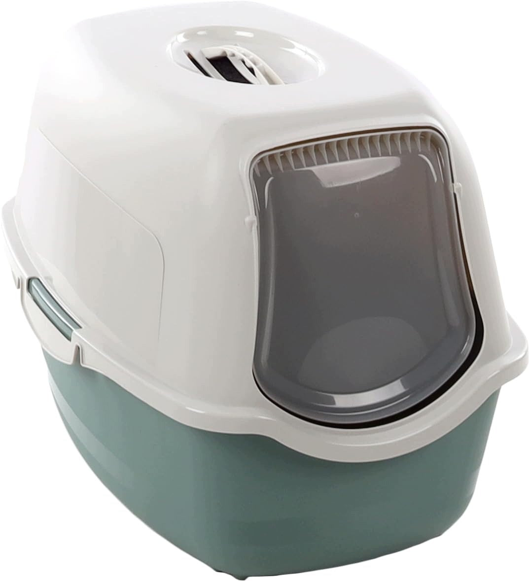 CLOSED CAT LITTER BOX WITH FILTER GREEN 39 X 56 X 39 4 CM