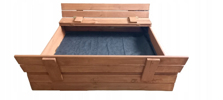 CLOSED WOODEN SANDBOX PRESSURE IMPREGNATED 120X120CM Kind wooden