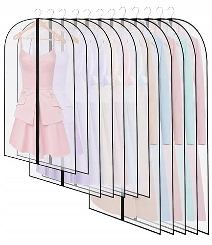 CLOTHES BAG 12 PCS CLOSET ORGANIZER LONG 60X120CM for Home