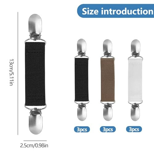 CLOTHES CLIPS FLEXIBLE MULTIFUNCTIONAL CINCH 9 PCS METAL Manufacturer code Bez marki