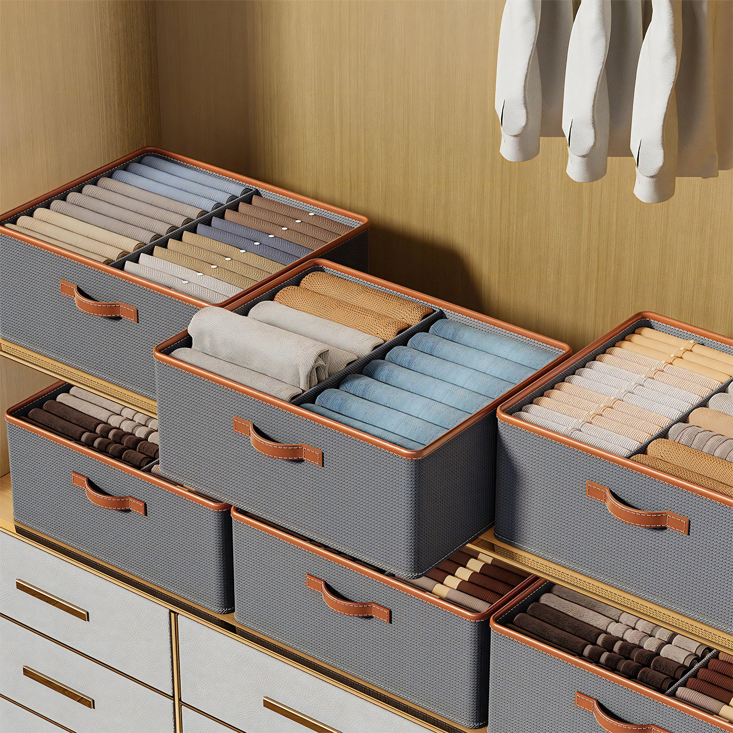 CLOTHES CLOSET DRAWER ORGANIZER UNDERWEAR SOCKS CONTAINER 50X40 Kind wardrobe organizer