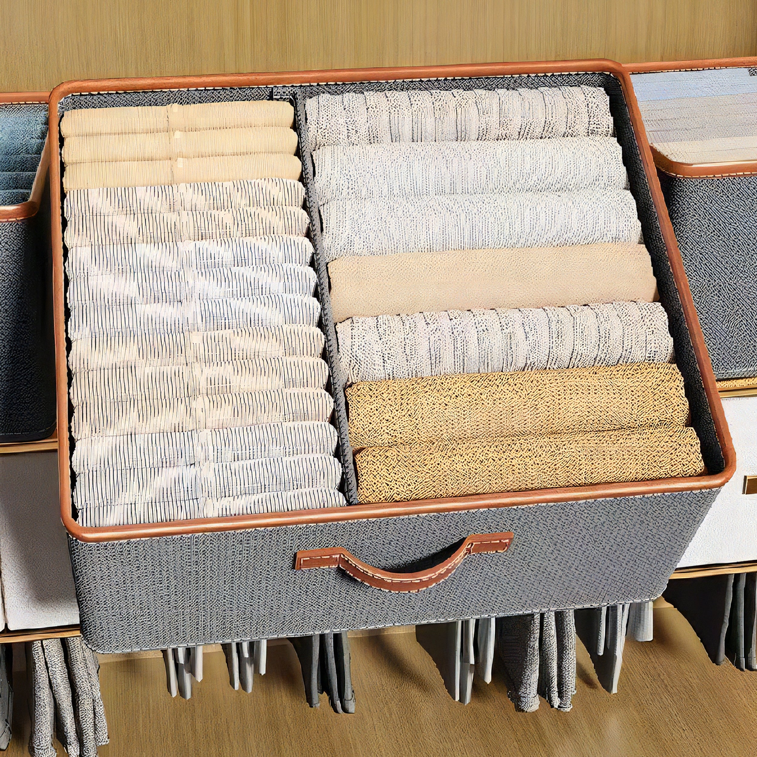 CLOTHES CLOSET DRAWER ORGANIZER UNDERWEAR SOCKS CONTAINER 50X40 Manufacturer code Organizer z przegródką