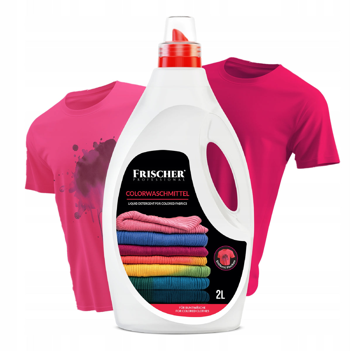 CLOTHES COLOR WASHING LIQUID EFFECTIVE STAIN REMOVAL COLOR PROTECTION 2L