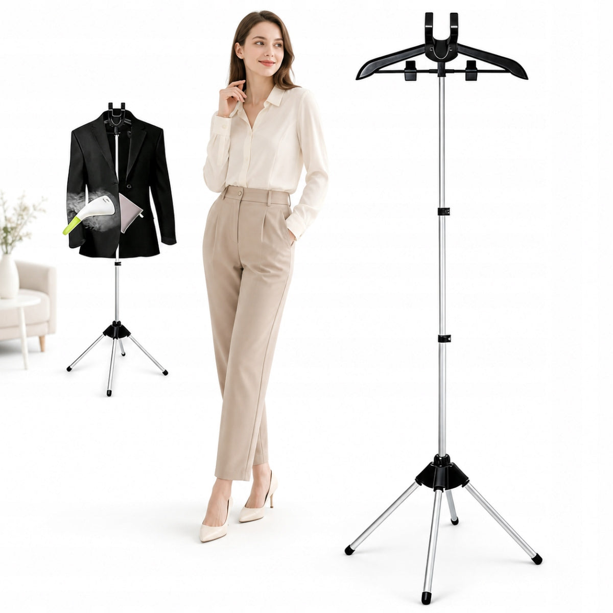 CLOTHES HANGER LARGE IRONING CLOTH RACK 1 SET