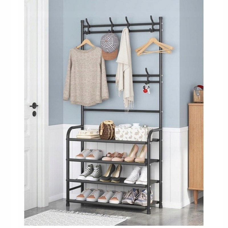 CLOTHES HANGER SHOES CLOTHES RACK METAL 152cm x 80cm x 26cm EAN (GTIN) 5903678532703