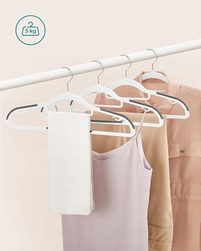 CLOTHES HANGERS GREY 50 pcs SONGMICS Durable non-slip T1279 Brand Songmics