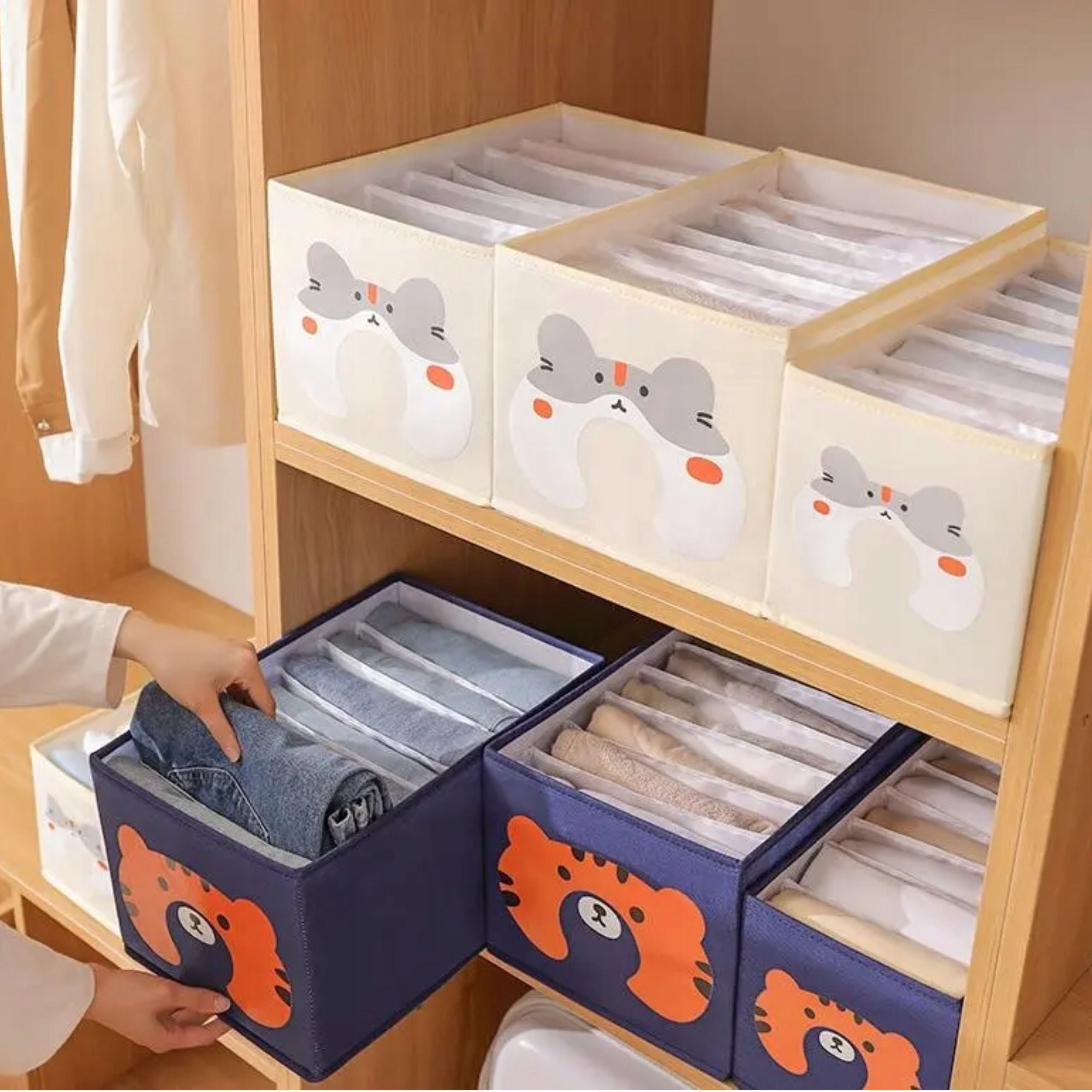 CLOTHES ORGANIZER FOR CLOSET DRAWER TIGER SEPARATOR FOR BABY S Manufacturer code Relax4Now_tygrysekS
