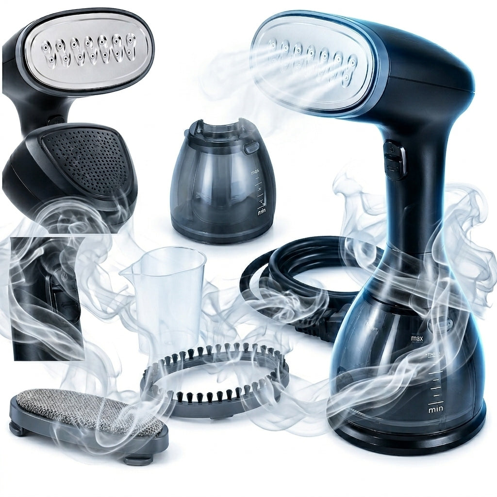 CLOTHES STEAMER 1500W STEAMER MANUAL 3 MODES VERTICAL IRONING 280ML
