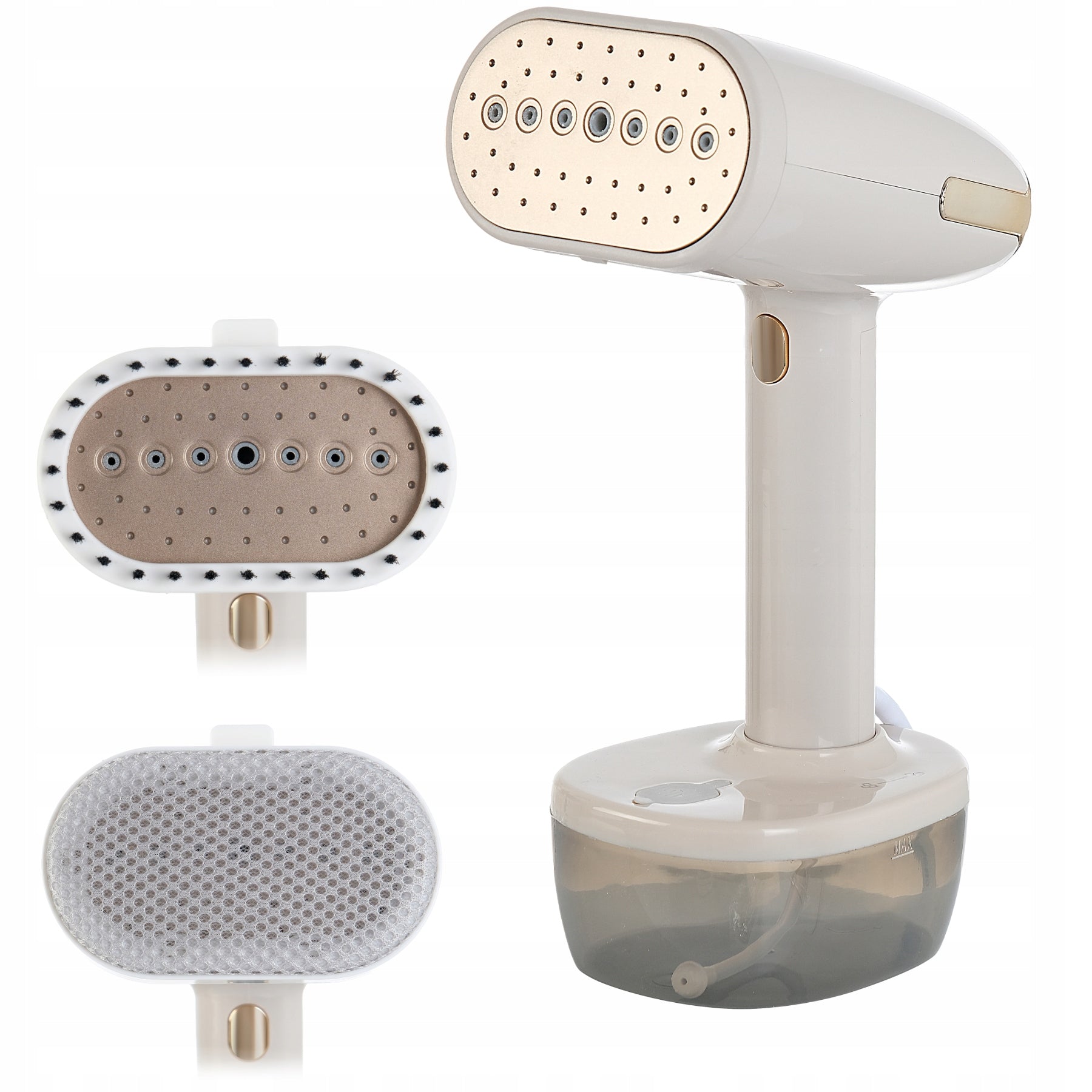 CLOTHES STEAMER IRON STEAMER 1800W STRONG 30G/MIN CERAMIC FOOT Dominant color beige