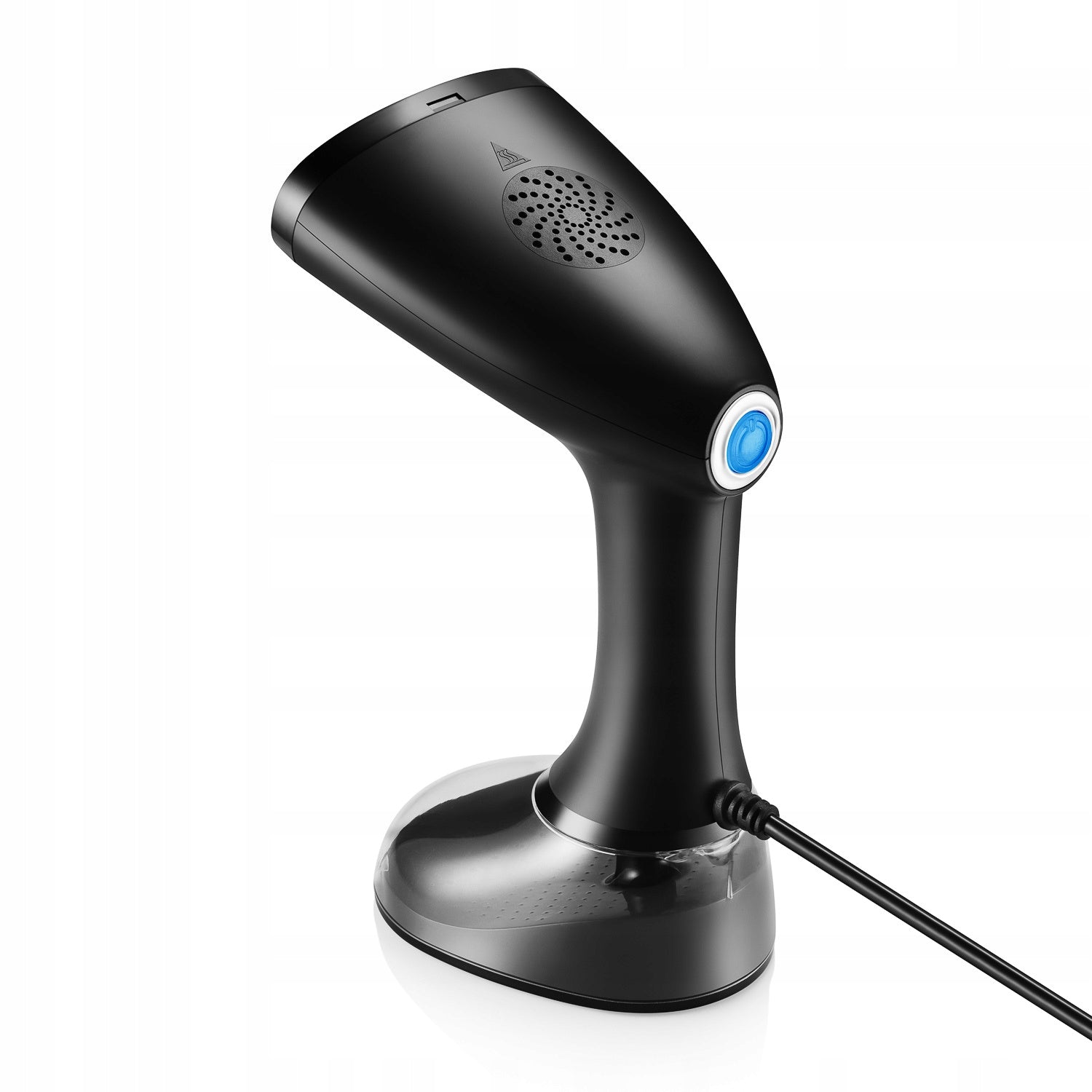 CLOTHES STEAMER STEAM IRON MANUAL STEAM ADJUSTMENT 7 NOZZLES 380ml 2000W Model Steammy Black