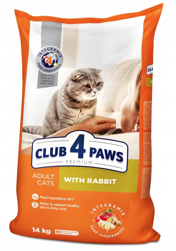 CLUB 4 PAWS Premium Rabbit 14kg Cat Food