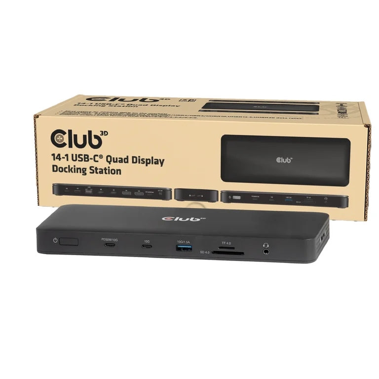 CLUB3D CSV-2540 Docking Station USB 3.2 Gen 1 (3.1 Gen 1) Type...