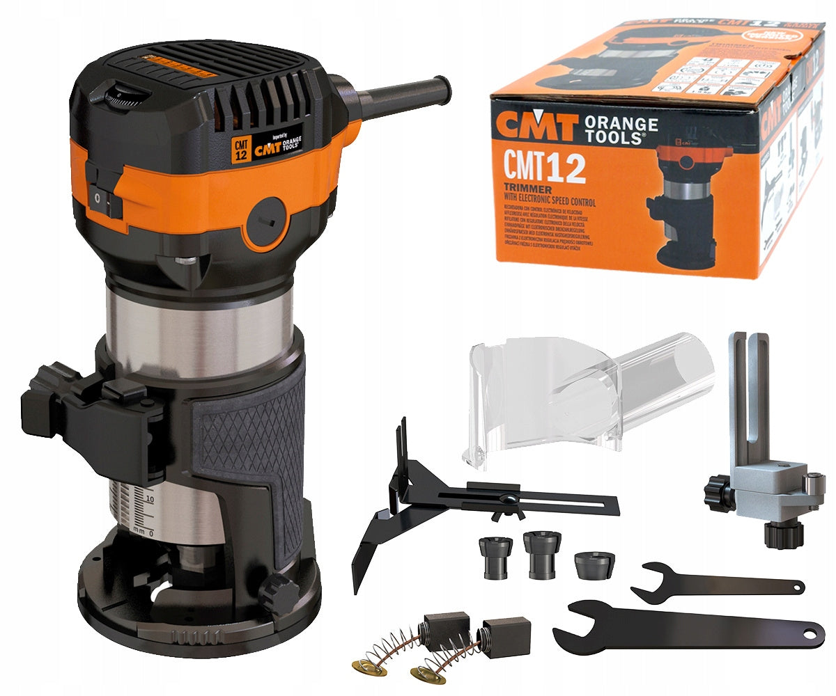 CMT Single-handed edge milling machine trimmer adjustable 710W 6 8 mm CMT12