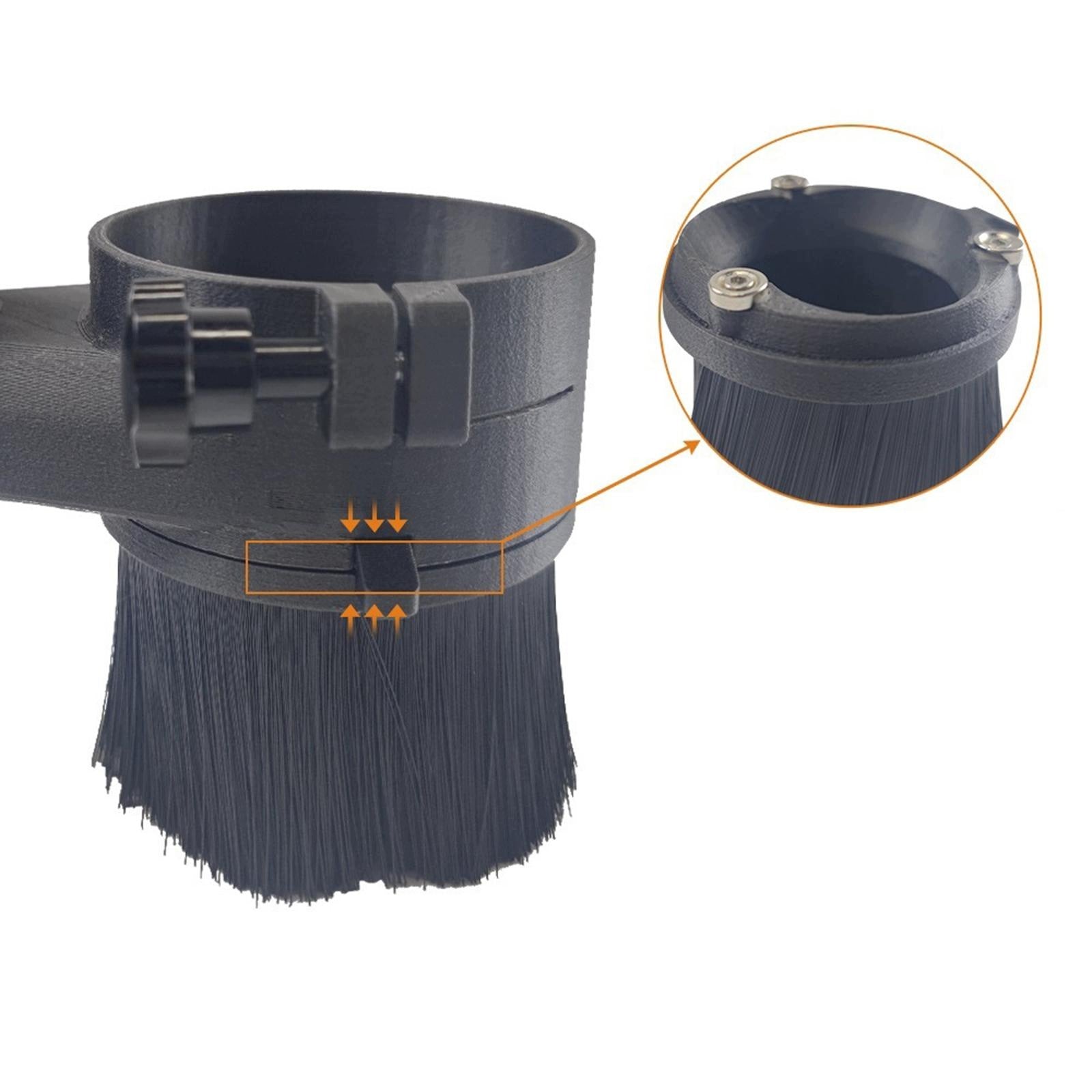 CNC Milling Cutter Dust Brush, Dust Separator, Milling Accessories, 80mm Brand no brand