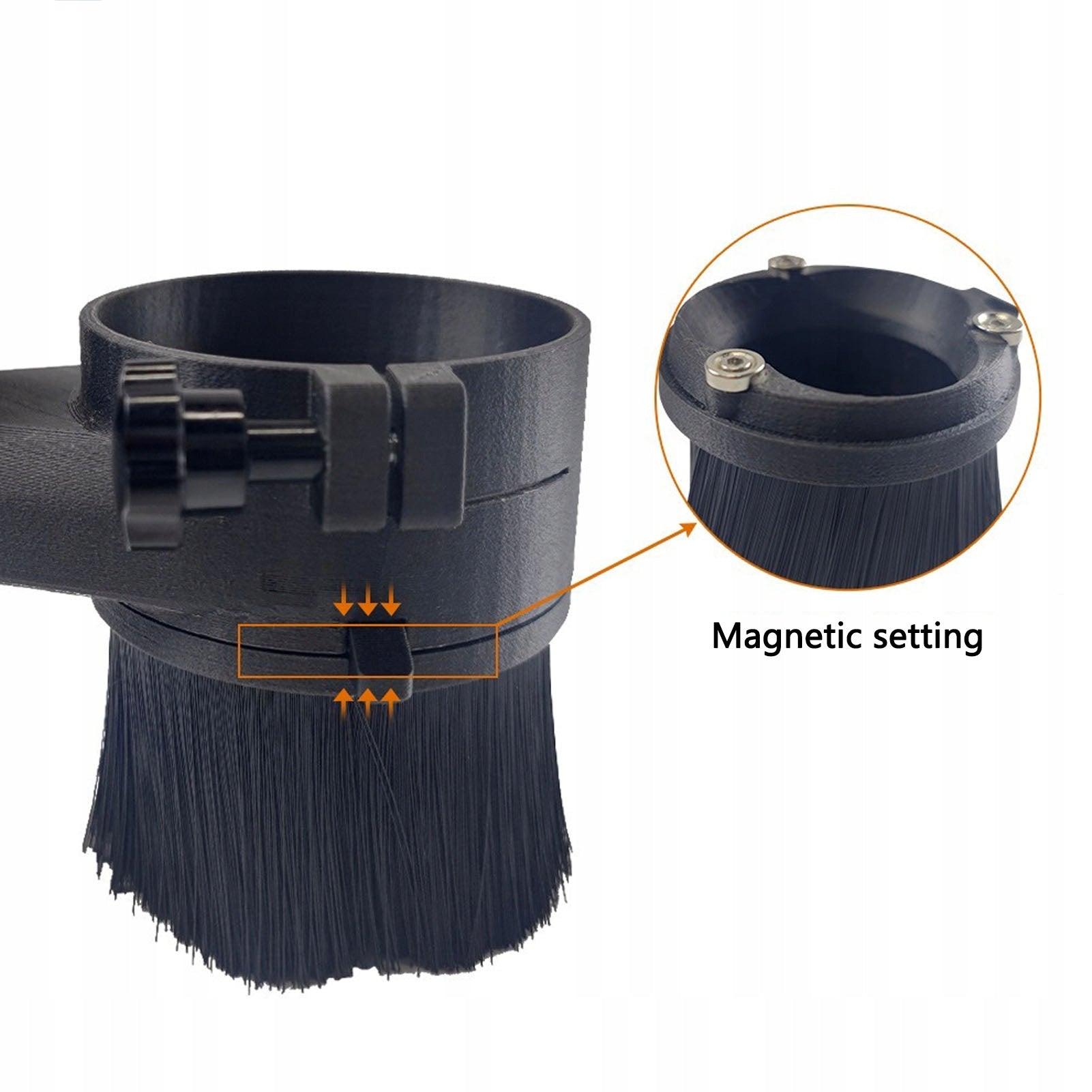 CNC Router Dust Shoe 65mm for Engraving Machine with 1.5kw Spindle Motor Milling machine type edge